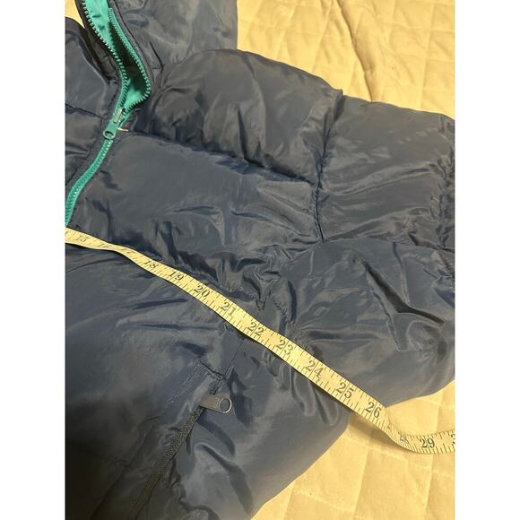 Columbia Vintage Whirlibird Reversible Puffer Jacket Men's Small Blue Feather - Picture 8 of 8